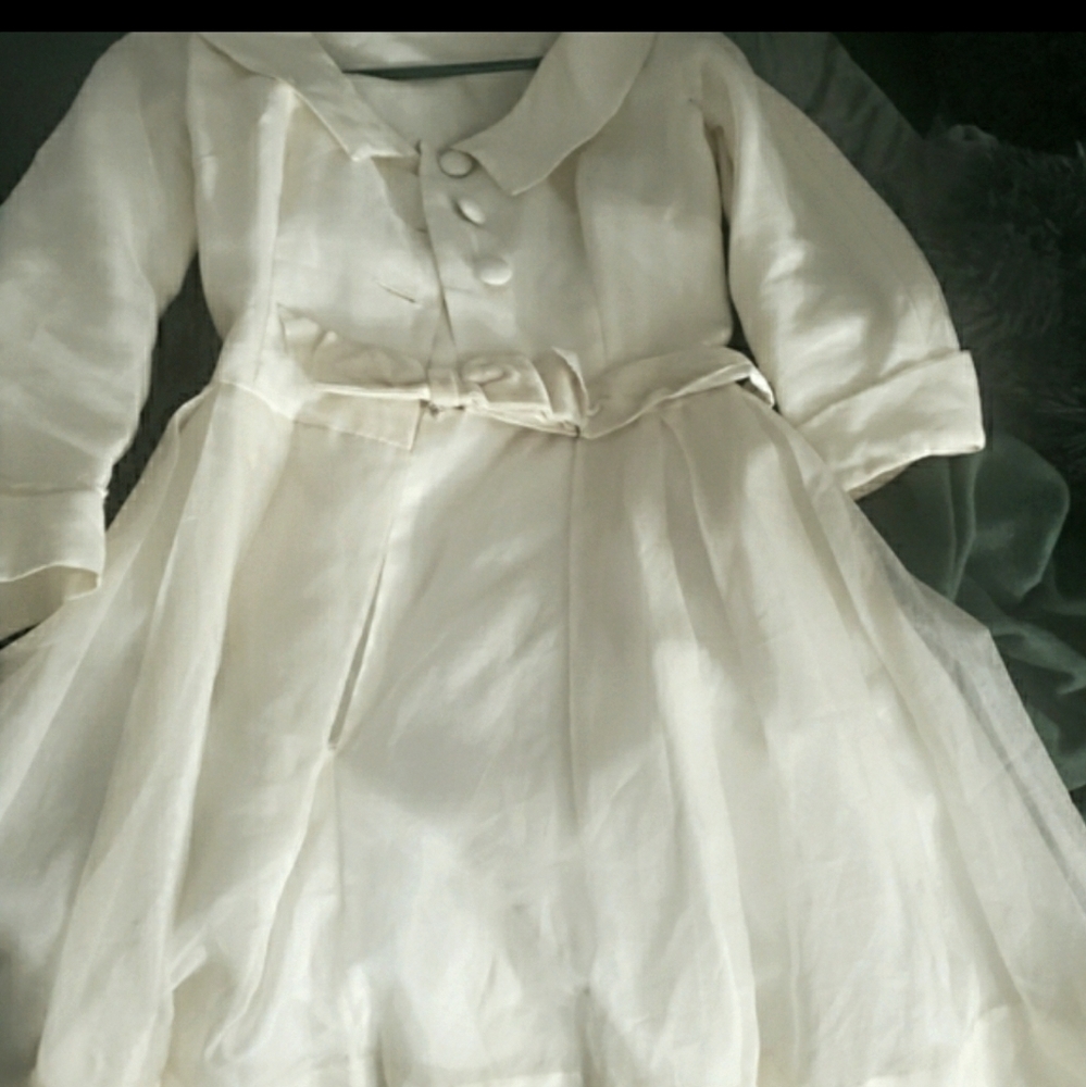 1950s vintage wedding dress